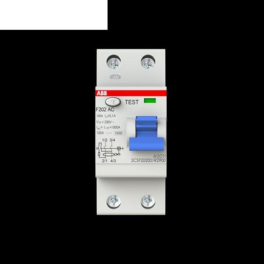 2CSF202001R2900 ABB - F202 AC-100/0.1 Original