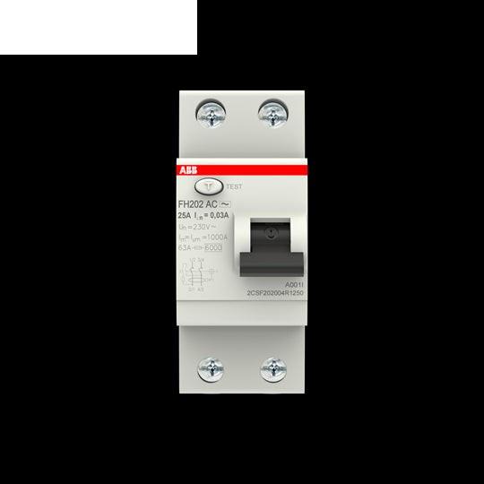 2CSF202004R1250 ABB - FH202 AC-25/0.03 100% New