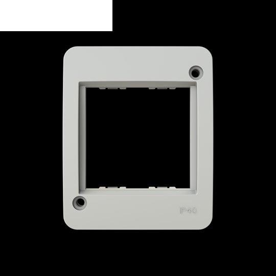2CSK2240CH ABB - IP40 enclosure, 2 places, 2 modules width Grey  - Chiara Fast Shipping!
