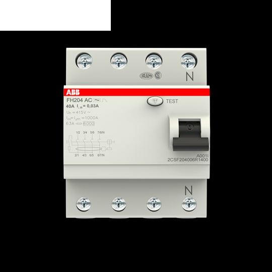 2CSF204006R1400 ABB - FH204 AC-40/0.03 100% New
