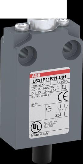 1SBV016011R3801 ABB - LS21P11B11-U01 100% New