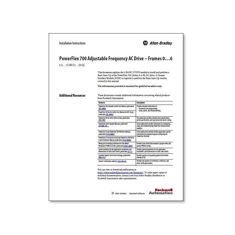 20B-PUB-IN1-EN Allen-Bradley Unbelie